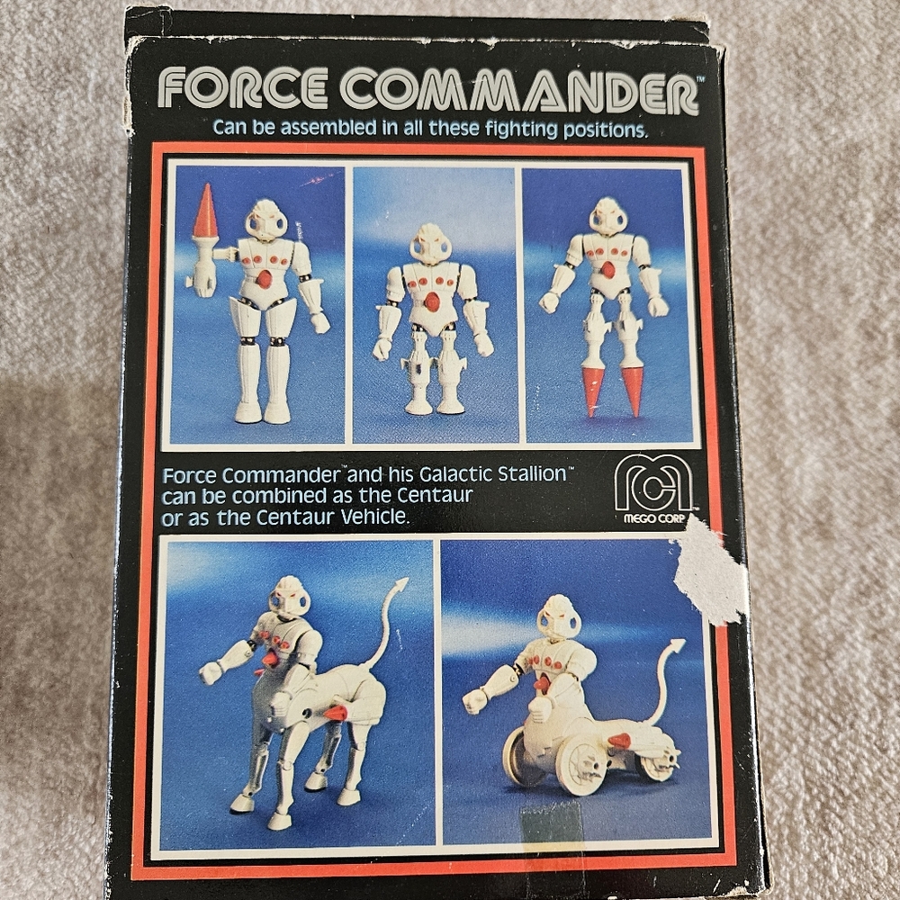 ❌️❌SOLD❌️❌️ VtgMICRONAUTS Force Commander Action Figure Mego 1977 w box - Picture 8 of 12